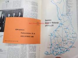 GM Katsaus 1964 nr 2, sis. mm; GM Tutkimuskeskus Detroit, Bochum valmistaa vain Kadettia, Ople Kadett mallisto, Autolautta - autoilijan meritie, Bedford mainio