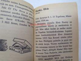 Rollareista Pressaan - Popidolit esittäytyvät (Otavan minipokkarit nr 8), lista artisteista ja yhtyeistä näkyy kohteen kuvissa