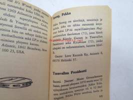 Rollareista Pressaan - Popidolit esittäytyvät (Otavan minipokkarit nr 8), lista artisteista ja yhtyeistä näkyy kohteen kuvissa