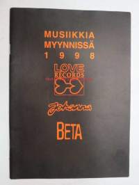 Musiikkia myynnissä 1998 - Love Records / Johanna / BETA
