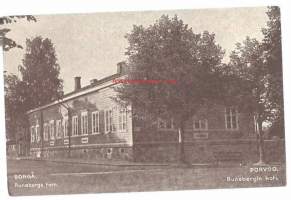 Porvoo Runebergin koti  - paikkakuntapostikortti kulkematon