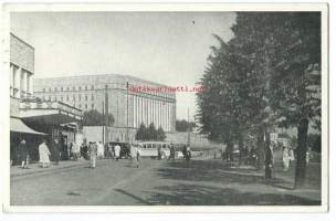 Helsinki Eduskuntatalo - paikkakuntapostikortti kulkenut 1953