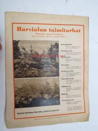 Hortus - puutarha-alan neuvonta- ja ilmoituslehti 1939 - ylimääräinen numero