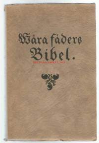 Våra fäders bibel 1541-1941 : minnesskrift utgiven av Teologiska fakulteten vid Åbo akademi / under redaktion av Rafael Gyllenberg.