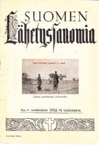 Suomen Lähetyssanomia 1936 N:o 11.  Laajempi laitos