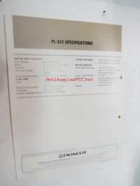 Pioneer PL-512 levysoitin -myyntiesite