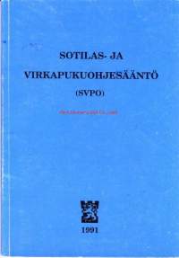 Sotilas- ja virkapukuohjesääntö (SVPO), 1991.