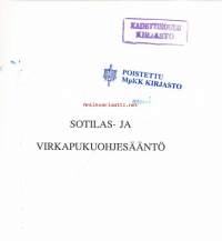 Sotilas- ja virkapukuohjesääntö (SVPO), 1991.