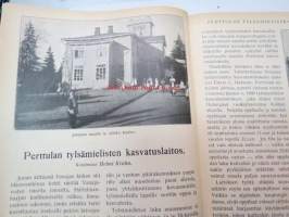 Otava - Kuvallinen kuukauslehti 1915 -sidottu vuosikerta, sisältää runsaasti mielenkiintoisia artikkeleita eri aihepiireistä, painokuvia, kannet sidottu tässä