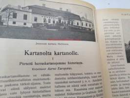 Otava - Kuvallinen kuukauslehti 1915 -sidottu vuosikerta, sisältää runsaasti mielenkiintoisia artikkeleita eri aihepiireistä, painokuvia, kannet sidottu tässä