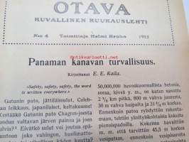 Otava - Kuvallinen kuukauslehti 1915 -sidottu vuosikerta, sisältää runsaasti mielenkiintoisia artikkeleita eri aihepiireistä, painokuvia, kannet sidottu tässä