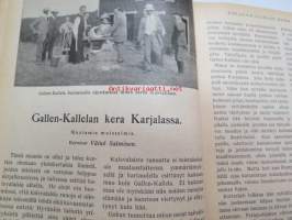 Otava - Kuvallinen kuukauslehti 1915 -sidottu vuosikerta, sisältää runsaasti mielenkiintoisia artikkeleita eri aihepiireistä, painokuvia, kannet sidottu tässä