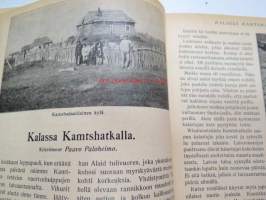 Otava - Kuvallinen kuukauslehti 1915 -sidottu vuosikerta, sisältää runsaasti mielenkiintoisia artikkeleita eri aihepiireistä, painokuvia, kannet sidottu tässä