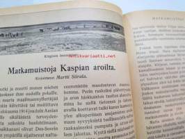 Otava - Kuvallinen kuukauslehti 1915 -sidottu vuosikerta, sisältää runsaasti mielenkiintoisia artikkeleita eri aihepiireistä, painokuvia, kannet sidottu tässä