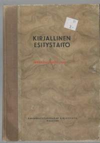 Kirjallinen esitystaito / Kansanvalistusseuran kirjeopisto / Mirja Valavuori