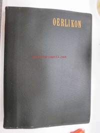 Oerlikon - Zur Erinnerung an der Instruktionskurs....1960 - Puolustusvoimien kurssilaisille teetetty valokuvakansio Sveitsistä, mutta ennenkaikkea runsaat kuvat