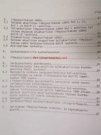 Mercedes-Benz kuorma-auton ilmajousitus tyypeissä 814 - 2244 L/6x2 - Teräsjousitettu nostoteliakseli Tyypit 2220/6x2 - 2244/6x2