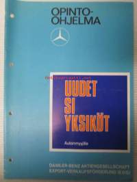 Daimler-Benz Opinto-ohjelma uudet uudet SI yksiköt automyyjille