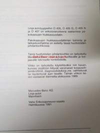 Mercedes-Benz Katalyyttisesti puhdistuva pakokaasujen hiukkassuodatin, Linja-autotyyprihin O 405, O 405 G, O 405 N, O 407 - Huoltotöiden johdantovihko