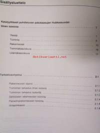 Mercedes-Benz Katalyyttisesti puhdistuva pakokaasujen hiukkassuodatin, Linja-autotyyprihin O 405, O 405 G, O 405 N, O 407 - Huoltotöiden johdantovihko