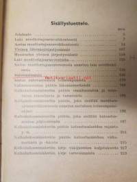 Autoilijan lakikirja - Autoliikennettä koskevat lait ja asetukset sekä muut viranomaisten määräykset.