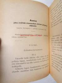 Autoilijan lakikirja - Autoliikennettä koskevat lait ja asetukset sekä muut viranomaisten määräykset.