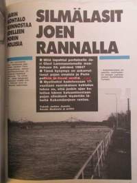 Alibi 1990 nr 7, sis. mm. artikkelit / kuvat / mainokset; Jari Olavi Lammasniemi katoaminen, Arto Kyllönen, Kullan ostaja Turkka Elovirta ja välittäjä Juhani