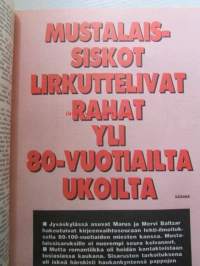 Alibi 1990 nr 7, sis. mm. artikkelit / kuvat / mainokset; Jari Olavi Lammasniemi katoaminen, Arto Kyllönen, Kullan ostaja Turkka Elovirta ja välittäjä Juhani