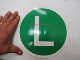 L - kuorma-autoliikenteen direktiivimerkki? -tarra