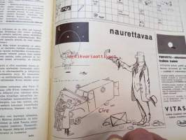 Suomen Kuvalehti 1958 nr 1, ilmestynyt 4.1.1958, sis. mm. seur. artikkelit / kuvat / mainokset; Kansikuva Raili Hämäläinen - Helsingin keilaradat, Syrol,