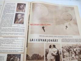 Suomen Kuvalehti 1958 nr 29, ilmestynyt 19.7.1958, sis. mm. seur. artikkelit / kuvat / mainokset; Kansikuva &quot;Venäläinen kaunotar Pokrovan kylästä&quot;,