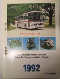 Volvo Bytessystem, Bussar - Volvo Exchange system, Busses 1992
