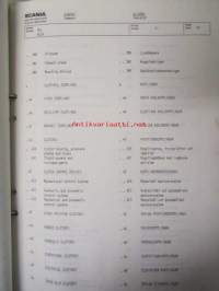 Scania reservdelskatalog nr 211 Buschassier BR111MV - Varaosaluettelo nr 211 Linja-auton alusta BR 111MV