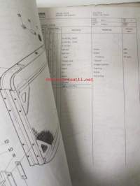 Scania reservdelskatalog nr 211 Buschassier BR111MV - Varaosaluettelo nr 211 Linja-auton alusta BR 111MV