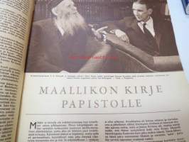 Suomen Kuvalehti 1958 nr 51-52, ilmestynyt 20.12.1958, sis. mm. seur. artikkelit / kuvat / mainokset; Kansikuva &quot;Jouluna 1958&quot;, Sheaffer´s amerikkalainen