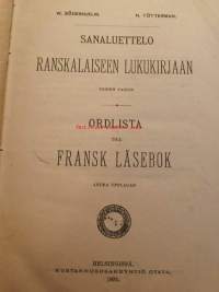 Sanaluettelo Ranskalaiseen lukukirjaan