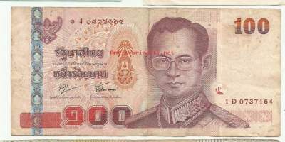 Thaimaa  100 Bath  2004 -  seteli