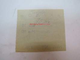 Kino (Toijala) 5.9.1944 -elokuvateatterin pääsylippu