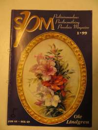 SPM Skandinavian Posliinimaalaus, Porslinsmålning, Scandinavian Porcelain Magazine 1/1999