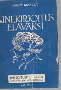 Ainekirjoitus eläväksi. 2, Kirjoitustehtäviä kansakoulun keskiluokille / Väinö Mäkelä