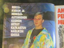Alibi 1991 nr 2, sis. mm. artikkelit / kuvat / mainokset; Harri Leinonen Turenki - ammutaanko pellolle polvet munat vai aivot!, Martti Ahveninen löi uhrin Heikki