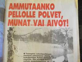 Alibi 1991 nr 2, sis. mm. artikkelit / kuvat / mainokset; Harri Leinonen Turenki - ammutaanko pellolle polvet munat vai aivot!, Martti Ahveninen löi uhrin Heikki