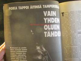 Alibi 1991 nr 2, sis. mm. artikkelit / kuvat / mainokset; Harri Leinonen Turenki - ammutaanko pellolle polvet munat vai aivot!, Martti Ahveninen löi uhrin Heikki