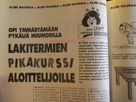 Alibi 1991 nr 8, sis. mm. artikkelit / kuvat / mainokset;  Kiuruvedellä Isä ampui haulikolla vaimonsa ja tyttärensä, Psyykelääkkeitä käyttänyt Unto