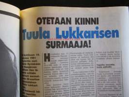 Alibi 1991 nr 9, sis. mm. artikkelit / kuvat / mainokset;  Matti Nykäsen velipuoli Jorma kertoo - Musiikki ja rakkaus katkaisevat vankilakierteeni, Valkeakosken