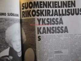 Alibi 1991 nr 9, sis. mm. artikkelit / kuvat / mainokset;  Matti Nykäsen velipuoli Jorma kertoo - Musiikki ja rakkaus katkaisevat vankilakierteeni, Valkeakosken