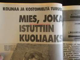 Alibi 1991 nr 9, sis. mm. artikkelit / kuvat / mainokset;  Matti Nykäsen velipuoli Jorma kertoo - Musiikki ja rakkaus katkaisevat vankilakierteeni, Valkeakosken