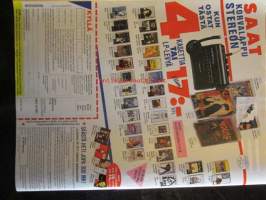 Alibi 1991 nr 9, sis. mm. artikkelit / kuvat / mainokset;  Matti Nykäsen velipuoli Jorma kertoo - Musiikki ja rakkaus katkaisevat vankilakierteeni, Valkeakosken