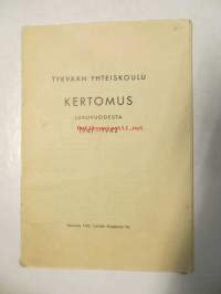 Tyrvään Yhteiskoulu - Kertomus lukuvuodesta 1941-1942