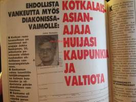 Alibi 1992 nr 1, sis. mm. artikkelit / kuvat / mainokset; Tunisialainen Dabboussi Abdelgrim B Hedin - Rasismi nostaa päätään kun "mutakuonoa muilutettiin",